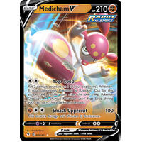 Medicham V 83/203 SWSH Evolving Skies Holo Ultra Rare Pokemon Card NEAR MINT TCG