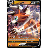 Lycanroc V 91/203 SWSH Evolving Skies Holo Ultra Rare Pokemon Card NEAR MINT TCG