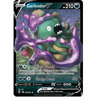Garbodor V 100/203 SWSH Evolving Skies Holo Ultra Rare Pokemon Card NEAR MINT TCG