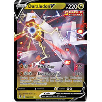 Duraludun V122/203 SWSH Evolving Skies Holo Ultra Rare Pokemon Card NEAR MINT TCG