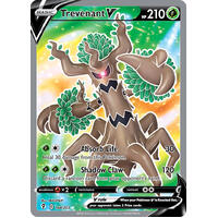 Trevanent V 168/203 SWSH Evolving Skies Full Art Holo Ultra Rare Pokemon Card NEAR MINT TCG