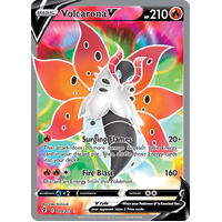 Volcarona V 170/203 SWSH Evolving Skies Full Art Holo Ultra Rare Pokemon Card NEAR MINT TCG