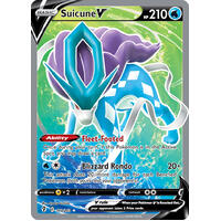 Suicune V 173/203 SWSH Evolving Skies Full Art Holo Ultra Rare Pokemon Card NEAR MINT TCG