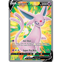 Espeon V 179/203 SWSH Evolving Skies Full Art Holo Ultra Rare Pokemon Card NEAR MINT TCG