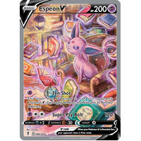 Espeon V 180/203 SWSH Evolving Skies Full Art Holo Ultra Rare Pokemon Card NEAR MINT TCG