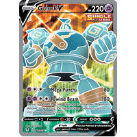 Golurk V 181/203 SWSH Evolving Skies Full Art Holo Ultra Rare Pokemon Card NEAR MINT TCG
