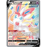 Sylveon V 183/203 SWSH Evolving Skies Full Art Holo Ultra Rare Pokemon Card NEAR MINT TCG