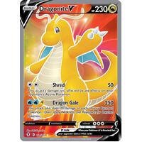 Dragonite V 191/203 SWSH Evolving Skies Full Art Holo Ultra Rare Pokemon Card NEAR MINT TCG