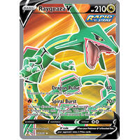Rayquaza V 193/203 SWSH Evolving Skies Full Art Holo Ultra Rare Pokemon Card NEAR MINT TCG