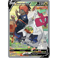 Duraludon V 198/203 SWSH Evolving Skies Full Art Holo Ultra Rare Pokemon Card NEAR MINT TCG