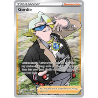 Gordie 201/203 SWSH Evolving Skies Full Art Holo Ultra Rare Pokemon Card NEAR MINT TCG