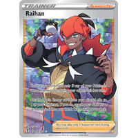 Raihan 202/203 SWSH Evolving Skies Full Art Holo Ultra Rare Pokemon Card NEAR MINT TCG