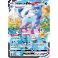 Glaceon VMAX 209/203 SWSH Evolving Skies Full Art Holo Secret Rare Pokemon Card NEAR MINT TCG