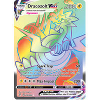 Dracozolt VMAX 210/203 SWSH Evolving Skies Full Art Holo Hyper Rainbow Rare Pokemon Card NEAR MINT TCG
