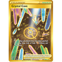Crystal Cave 230/203 SWSH Evolving Skies Full Art Holo Secret Rare Pokemon Card NEAR MINT TCG