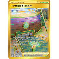 Turffield Stadium 234/203 SWSH Evolving Skies Full Art Holo Secret Rare Pokemon Card NEAR MINT TCG