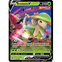 Breloom V 6/264 SWSH Fusion Strike Holo Ultra Rare Pokemon Card NEAR MINT TCG