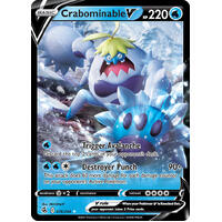 Crabominable V 76/264 SWSH Fusion Strike Holo Ultra Rare Pokemon Card NEAR MINT TCG