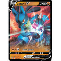 Lucario V 146/264 SWSH Fusion Strike Holo Ultra Rare Pokemon Card NEAR MINT TCG