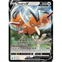 Dodrio V 201/264 SWSH Fusion Strike Holo Ultra Rare Pokemon Card NEAR MINT TCG