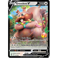 Greedant V 217/264 SWSH Fusion Strike Holo Ultra Rare Pokemon Card NEAR MINT TCG