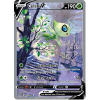 Celebi V 245/264 SWSH Fusion Strike Full Art Holo Ultra Rare Pokemon Card NEAR MINT TCG