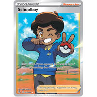 Schoolboy 261/264 SWSH Fusion Strike Full Art Holo Ultra Rare Pokemon Card NEAR MINT TCG