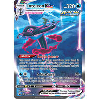 Inteleon VMAX 266/264 SWSH Fusion Strike Full Art Holo Hyper Rainbow Rare Pokemon Card NEAR MINT TCG