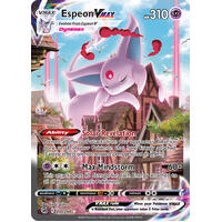 Espeon VMAX 270/264 SWSH Fusion Strike Full Art Holo Hyper Rainbow Rare Pokemon Card NEAR MINT TCG