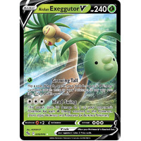 Alolan Exeggutor V 5/78 SWSH Pokemon Go Holo Ultra Rare Pokemon Card NEAR MINT TCG