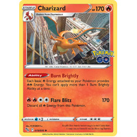 Charizard 10/78 SWSH Pokemon Go Holo Rare Pokemon Card NEAR MINT TCG