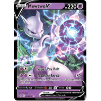 Mewtwo V 30/78 SWSH Pokemon Go Holo Ultra Rare Pokemon Card NEAR MINT TCG