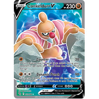 Conkeldurr V 73/78 SWSH Pokemon Go Holo Full Art Ultra Rare Pokemon Card NEAR MINT TCG