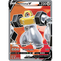 Melmetal V 75/78 SWSH Pokemon Go Holo Full Art Ultra Rare Pokemon Card NEAR MINT TCG