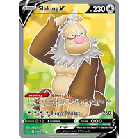 Slaking V 77/78 SWSH Pokemon Go Holo Full Art Ultra Rare Pokemon Card NEAR MINT TCG