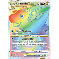 Dragonite VSTAR 81/78 SWSH Pokemon Go Holo Full Art Hyper Rainbow Rare Pokemon Card NEAR MINT TCG