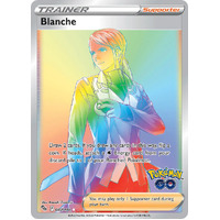 Blanche 82/78 SWSH Pokemon Go Holo Full Art Hyper Rainbow Rare Pokemon Card NEAR MINT TCG