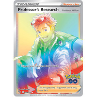 Professor's Research 84/78 SWSH Pokemon Go Holo Full Art Hyper Rainbow Rare Pokemon Card NEAR MINT TCG