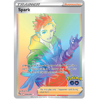Spark 85/78 SWSH Pokemon Go Holo Full Art Hyper Rainbow Rare Pokemon Card NEAR MINT TCG