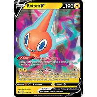 Rotom V 58/196 SWSH Lost Origin Holo Ultra Rare Pokemon Card NEAR MINT TCG