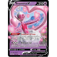 Enamorus V 82/196 SWSH Lost Origin Holo Ultra Rare Pokemon Card NEAR MINT TCG