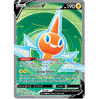 Rotom V 176/196 SWSH Lost Origin Holo Full Art Ultra Rare Pokemon Card NEAR MINT TCG