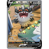Galarian Perrserker V 184/196 SWSH Lost Origin Holo Full Alterante Art Ultra Rare Pokemon Card NEAR MINT TCG
