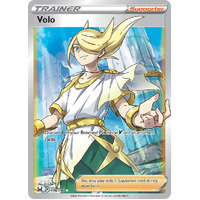 Volo 196/196 SWSH Lost Origin Holo Full Art Ultra Rare Pokemon Card NEAR MINT TCG