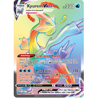 Kyurem VMAX 197/196 SWSH Lost Origin Holo Full Art Hyper Rainbow Rare Pokemon Card NEAR MINT TCG
