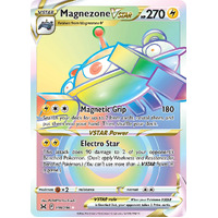 Magnezone VSTAR 198/196 SWSH Lost Origin Holo Full Art Hyper Rainbow Rare Pokemon Card NEAR MINT TCG