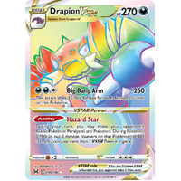 Drapion VSTAR 200/196 SWSH Lost Origin Holo Full Art Hyper Rainbow Rare Pokemon Card NEAR MINT TCG