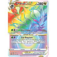 Giratina VSTAR 201/196 SWSH Lost Origin Holo Full Art Hyper Rainbow Rare Pokemon Card NEAR MINT TCG