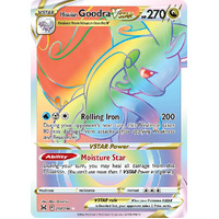 Hisuian Goodra VSTAR 202/196 SWSH Lost Origin Holo Full Art Hyper Rainbow Rare Pokemon Card NEAR MINT TCG