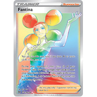Fantina 206/196 SWSH Lost Origin Holo Full Art Hyper Rainbow Rare Pokemon Card NEAR MINT TCG